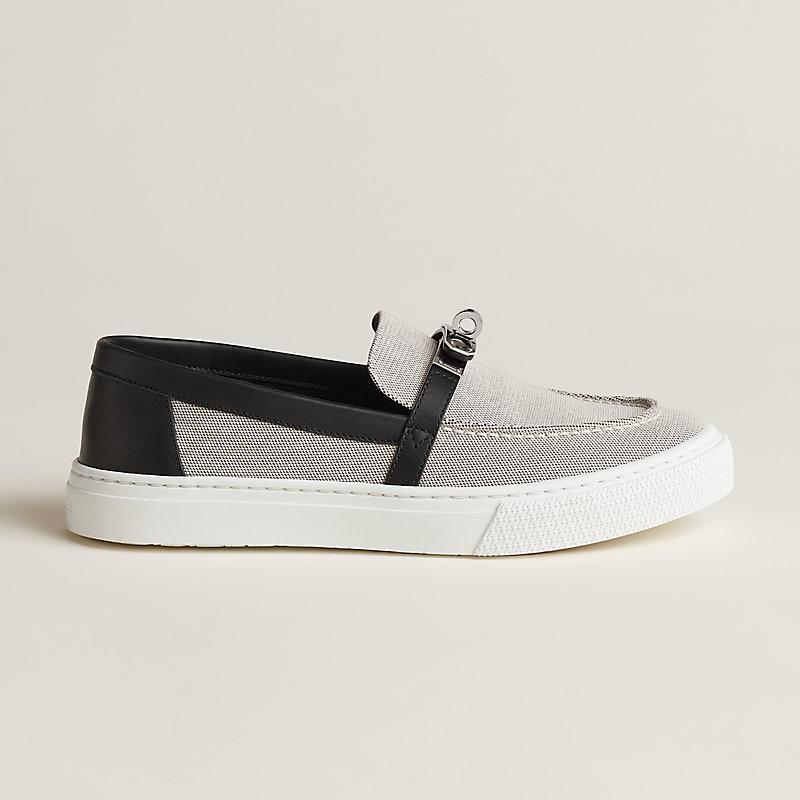 Giày Hermes Game Slip-On Sneaker Nữ Xám Đen